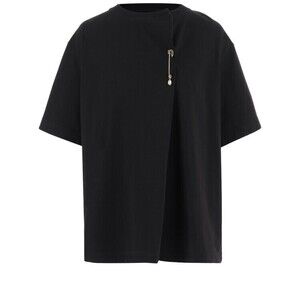 Carven Cotton T-Shirt With Round Neckline - NWT